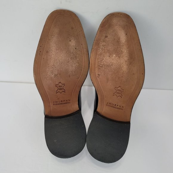 Johnston Murphy Leather Cap Toe Lace Oxfords Men\'s Shoes 59-11567 US Size 8.5M main image 4